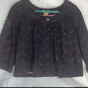 ART and Soul Blazer.  The colors are Black and Pink.  Size is Large.